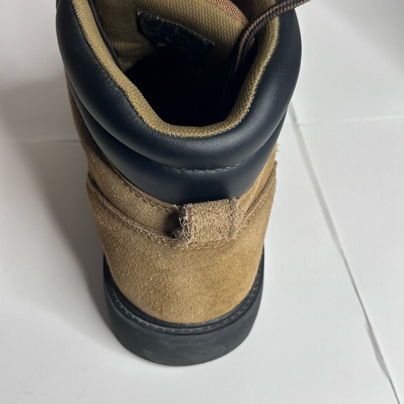 BRAHMA Men\'s Size 11 Tan Steel Toe Waterproof Work Boots - Used, Good Condition
